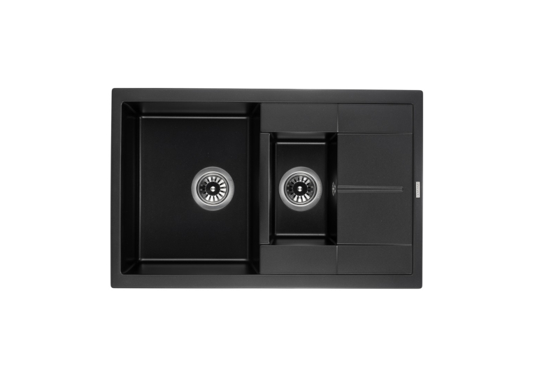 Кухонная мойка GRANADO LEON black shine (780*500mm.) 1001