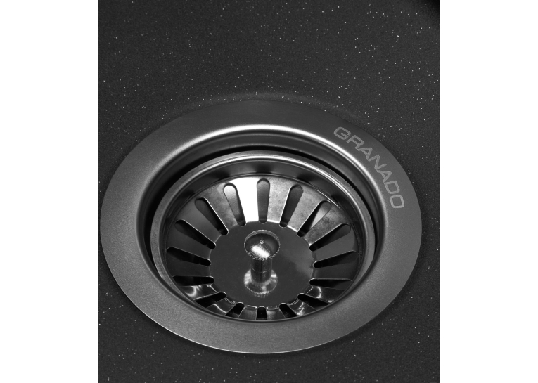  Кухонна мийка GRANADO Lerida Black Shine 0401