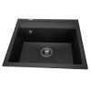  Кухонна мийка GRANADO Lerida Black Shine 0401