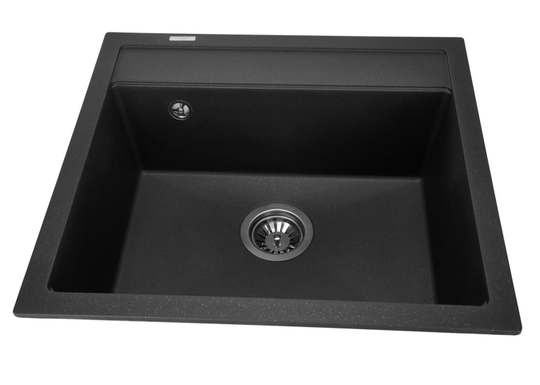  Кухонна мийка GRANADO Lerida Black Shine 0401