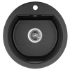  Кухонна мийка GRANADO Lugo Black Shine 2801