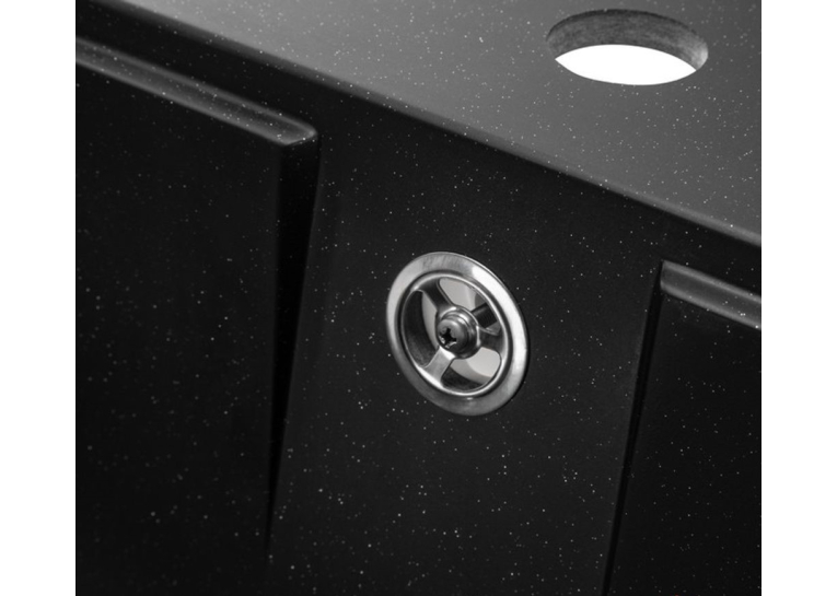  Кухонна мийка GRANADO Lugo Black Shine 2801