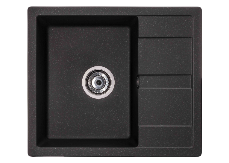 Кухонная мойка GRANADO Madrid Black Shine 1601