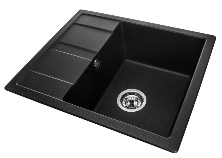 Кухонная мойка GRANADO Madrid Black Shine 1601