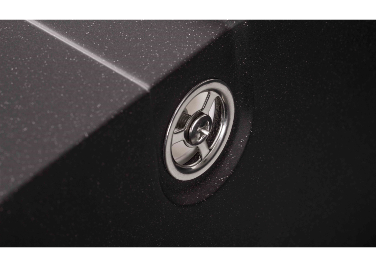  Кухонна мийка GRANADO Madrid Black Shine 1601