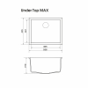 Кухонна мийка GRANADO UNDER TOP MAX avena (535*435mm.) 3002