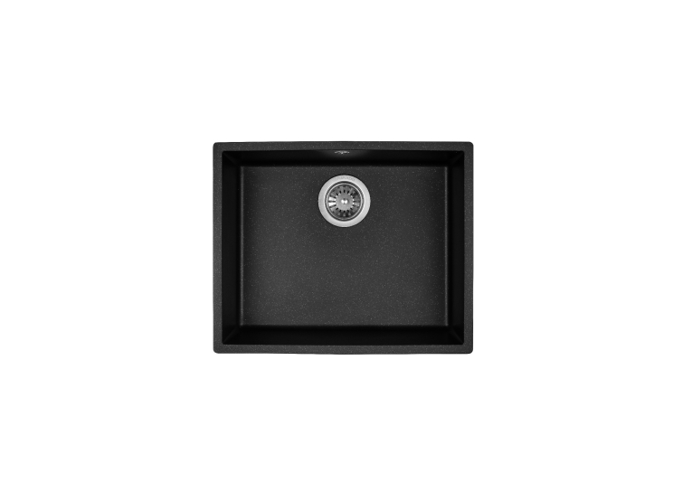 Кухонна мийка GRANADO UNDER TOP MAX black shine (535*435mm.) 3001