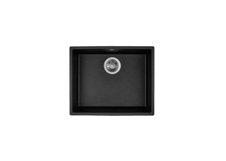 Кухонна мийка GRANADO UNDER TOP MAX black shine (535*435mm.) 3001