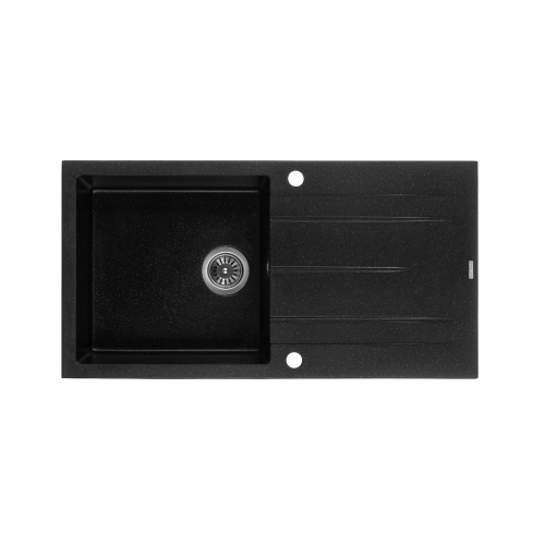 Кухонная мойка GRANADO MORA black shine (952*497mm.) 2601