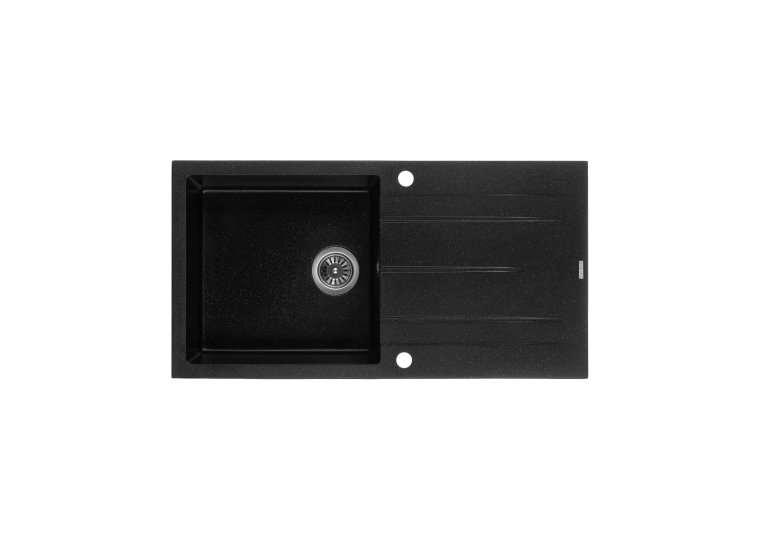 Кухонна мийка GRANADO MORA black shine (952*497mm.) 2601