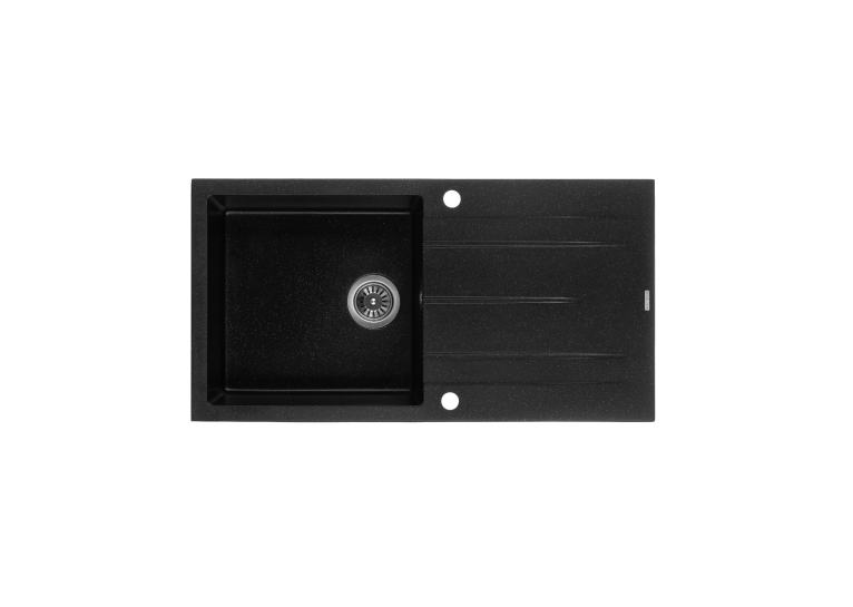 Кухонна мийка GRANADO MORA black shine (952*497mm.) 2601