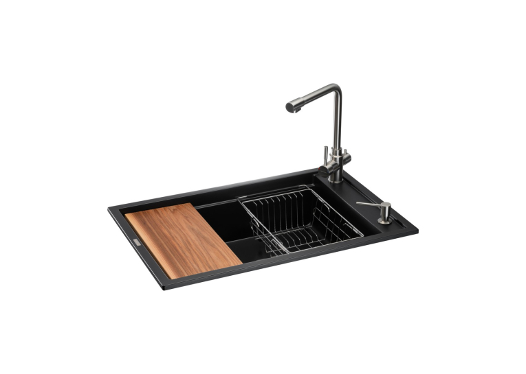 Кухонна станція GRANADO Optimal Estella Black shine ksg0201