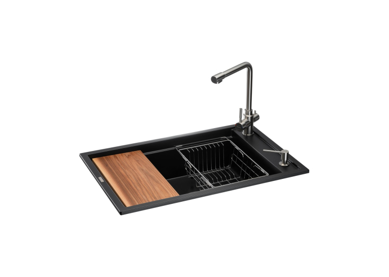Кухонная станция GRANADO Optimal Estella Black shine ksg0201