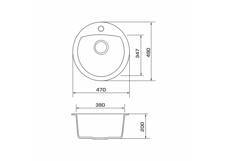 Кухонная мойка GRANADO Ronda Avena 2202