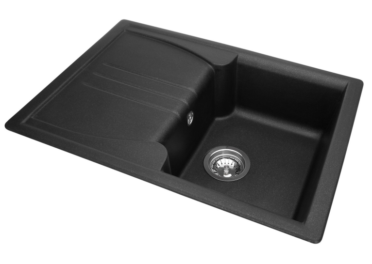  Кухонна мийка GRANADO Salamanka Black Shine 0601