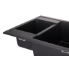 Кухонная мойка GRANADO Samora Black Shine 0901
