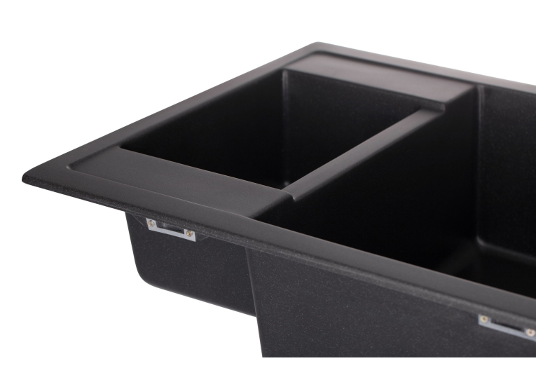 Кухонная мойка GRANADO Samora Black Shine 0901