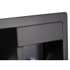 Кухонная мойка GRANADO Samora Black Shine 0901