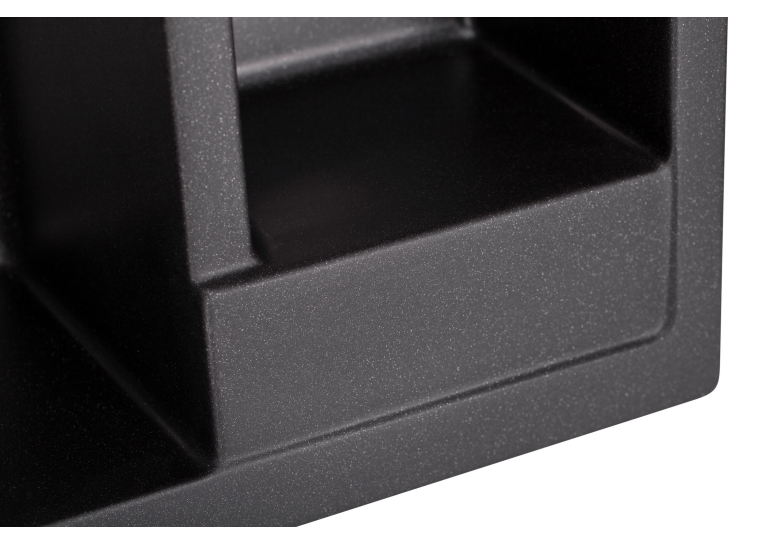 Кухонная мойка GRANADO Samora Black Shine 0901