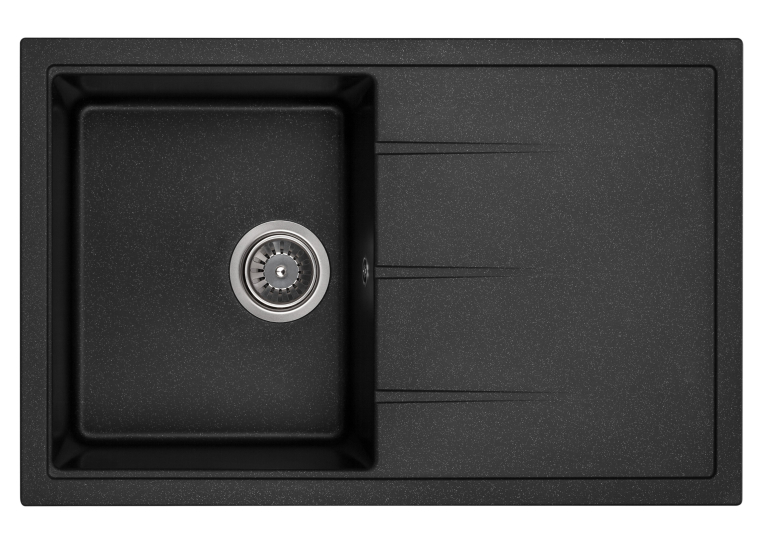  Кухонна мийка GRANADO Toledo Black Shine 2101