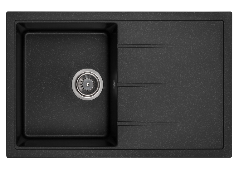  Кухонна мийка GRANADO Toledo Black Shine 2101