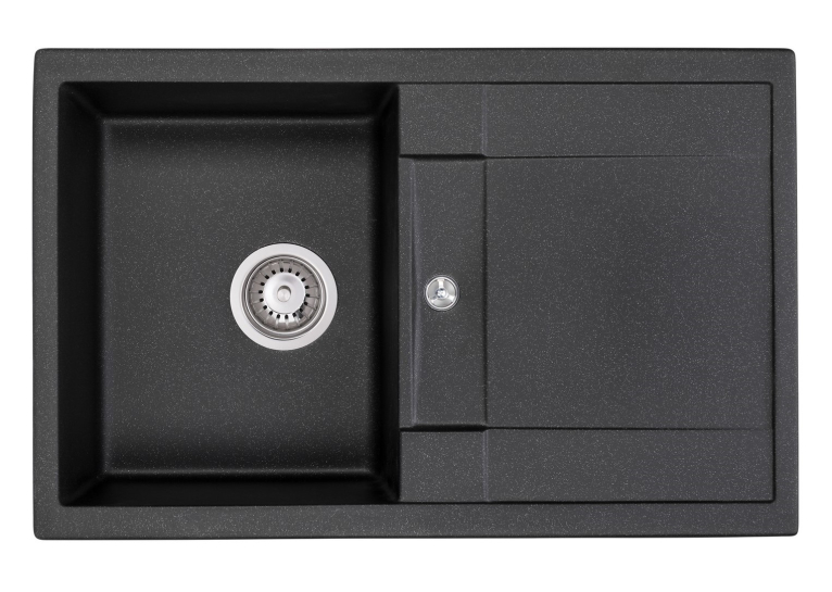 Кухонная мойка GRANADO Valencia Black Shine 0701