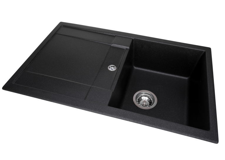 Кухонная мойка GRANADO Valencia Black Shine 0701