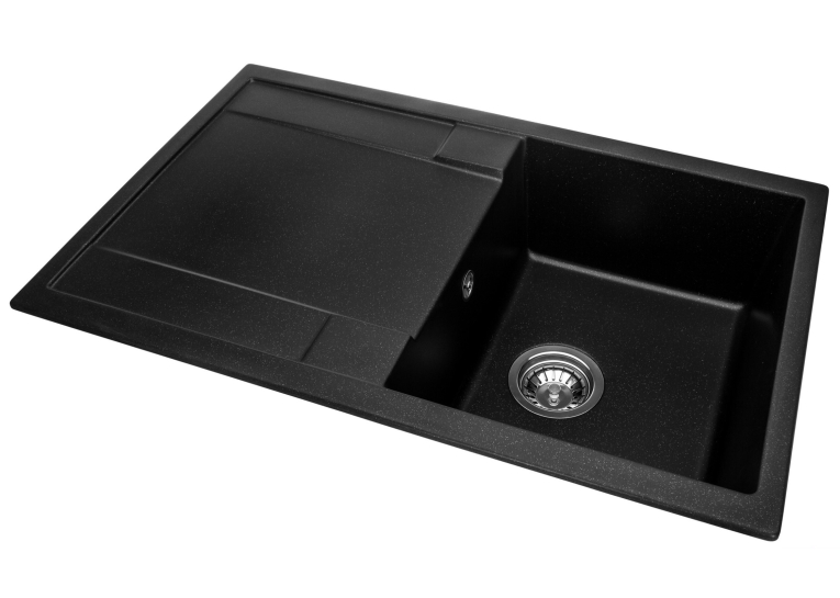  Кухонна мийка GRANADO Vigo Black Shine 1401