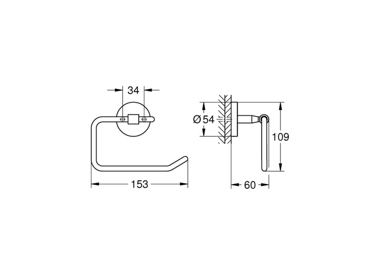 Тримач для туалетного паперу Grohe QuickFix Start Cosmopolitan 41165000