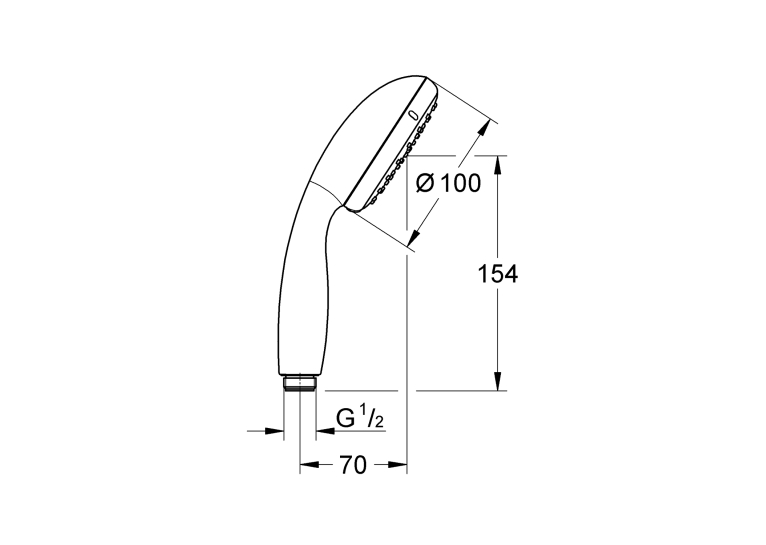 Лійка для ручного душу Grohe QuickFix Vitalio Start 100 279462430