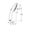 Лейка для ручного душа Grohe QuickFix Vitalio Start 110 26031001