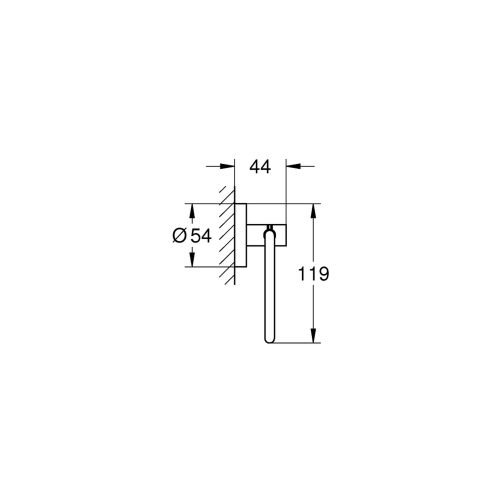 Держатель для туалетной бумаги Grohe QuickFix Start 41200000