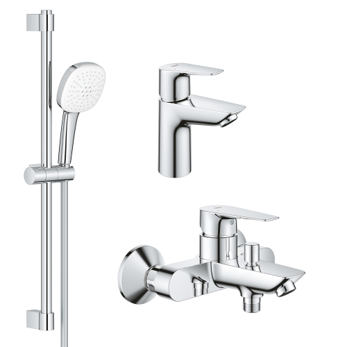 Комплект змішувачів для ванної кімнати 3 в 1 Grohe BauEdge 123365S1