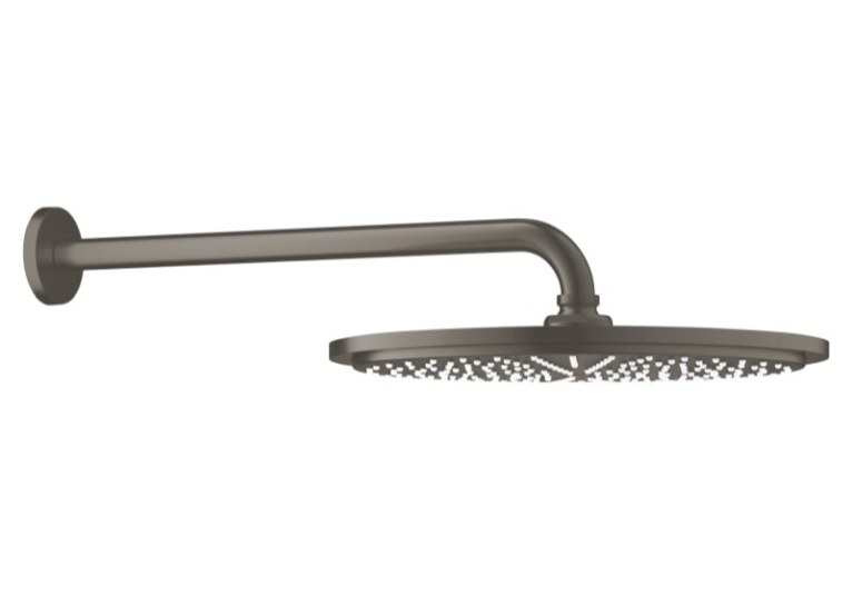 Комплект прихованого монтажу для душу Grohe Essence brushed hard graphite, 24058AL1+35600000. Графіт матовий