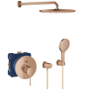 Душова система прихованого монтажу Grohe Essence Warm Sunset Warm Sunset 24058DL1-02 Бронза матова