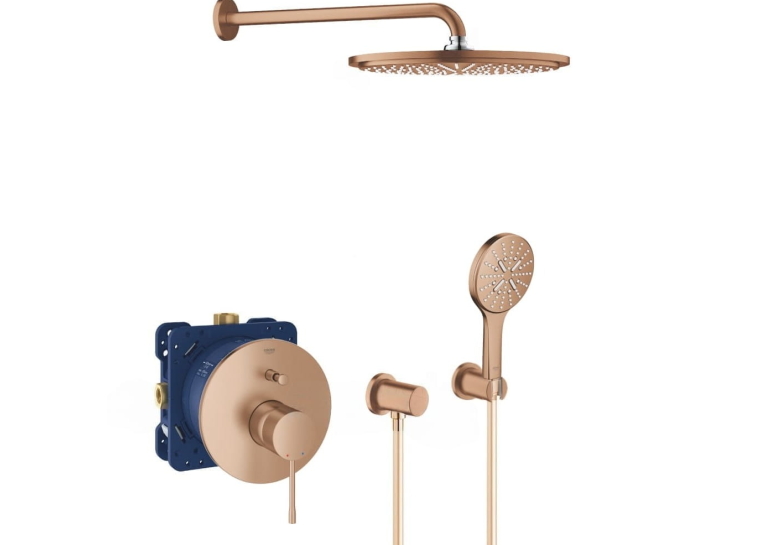 Душова система прихованого монтажу Grohe Essence Warm Sunset Warm Sunset 24058DL1-02 Бронза матова