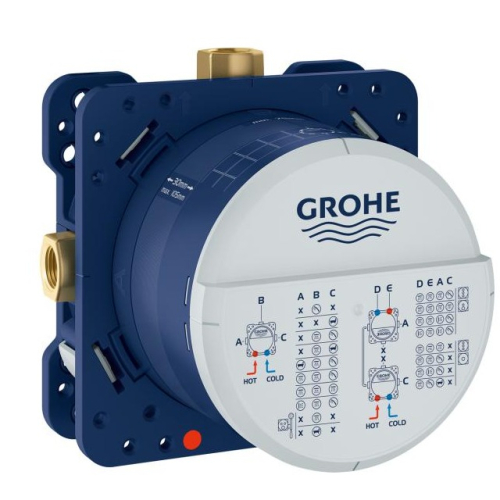 Комплект скрытого монтажа с термостатом Grohe Essence Warm Sunset 24058DL1-08 Бронза матовая