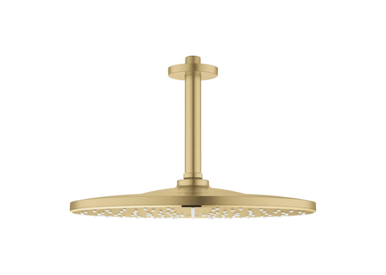 Верхний душ GROHE Rainshower Cosmopolitan 310  с душевым кронштейном 26560GN0 Золото матовое
