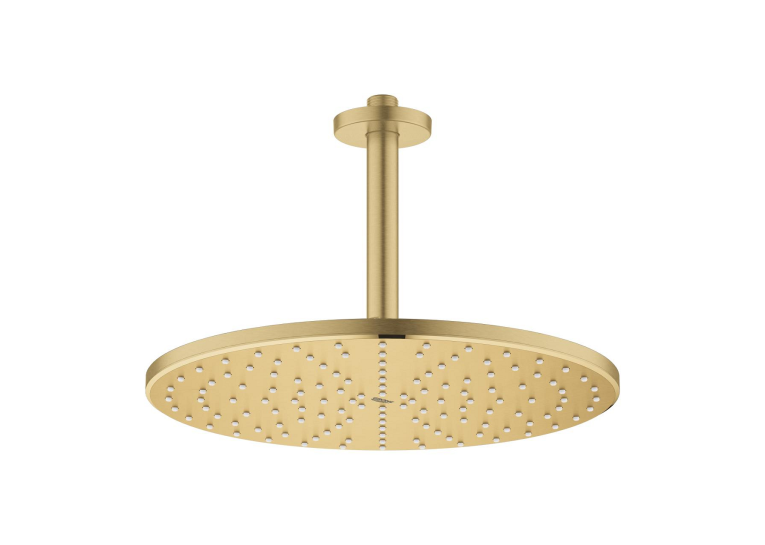 Верхний душ GROHE Rainshower Cosmopolitan 310  с душевым кронштейном 26560GN0 Золото матовое