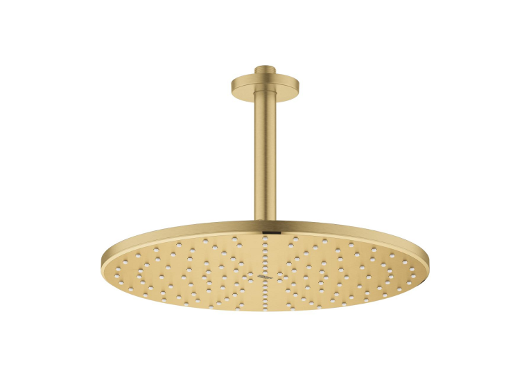 Верхний душ GROHE Rainshower Cosmopolitan 310  с душевым кронштейном 26560GN0 Золото матовое