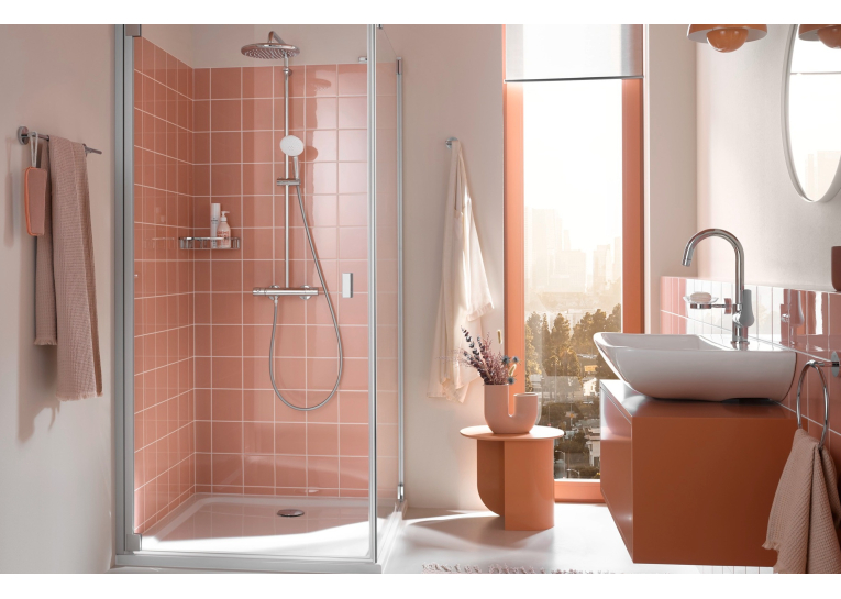 Душова система з термостатом для настінного монтажу Grohe Tempesta System 250 (26670001)