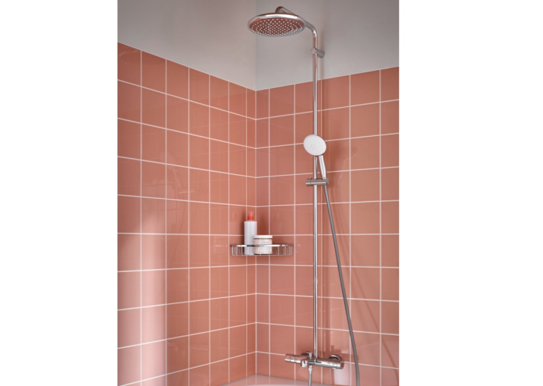 Душевая система настенного монтажа с термостатом для ванны Grohe Tempesta System 250 (26672001)