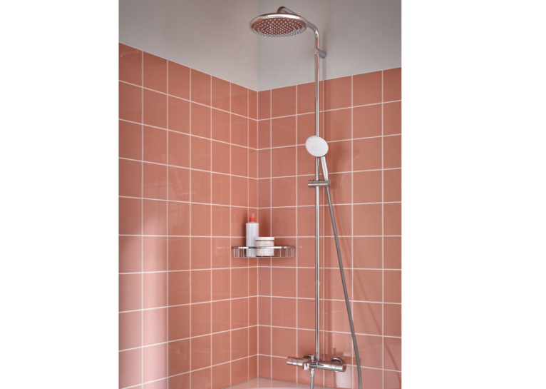 Душова система настінного монтажу з термостатом для ванни Grohe Tempesta System 250  (26672001)