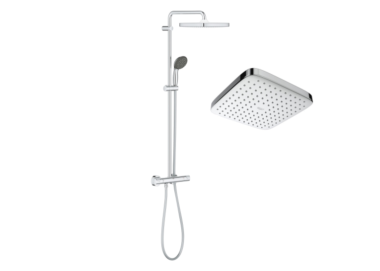 Душова система з термостатом Grohe QuickFix Vitalio Start System 250 26697000