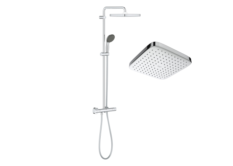Душова система з термостатом Grohe QuickFix Vitalio Start System 250 26697000