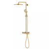 Душова система з термостатом для настінного монтажу Grohe Rainshower Smartactive 310 26836GL0 Золото