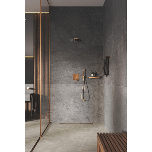 Ручний душ Grohe Rainshower 26866DL0 теплий захід (брашоване рожеве золото)