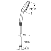 Душовий набір Grohe Vitalio Comfort 110 26973001