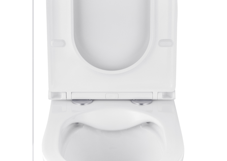 Унітаз підвісний Kroner Armada WHI513636 RIMLESS безобідковий з сидінням Slim Duroplast / Soft-close / Quick relase KA513636WHIR
