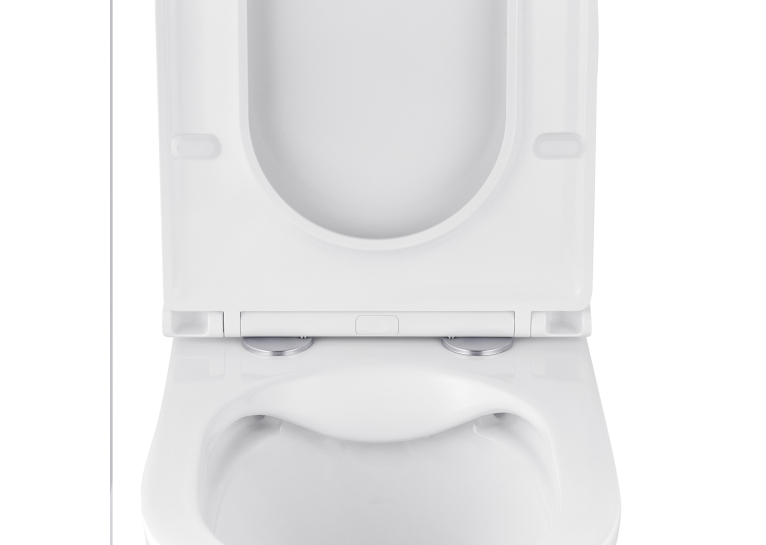 Унітаз підвісний Kroner Armada WHI513636 RIMLESS безобідковий з сидінням Slim Duroplast / Soft-close / Quick relase KA513636WHIR